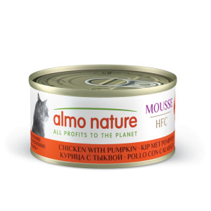 Almo Nature HFC Mousse poulet avec potiron pâtée pour chat (70 g) 24 x 70 g