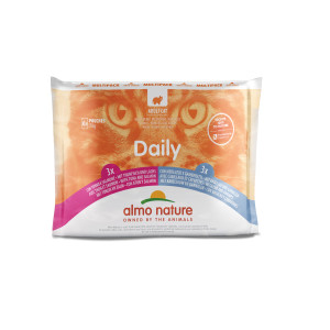 Almo Nature Daily au poisson multipack pâtée pour chat (70 g) 6 x 70 g