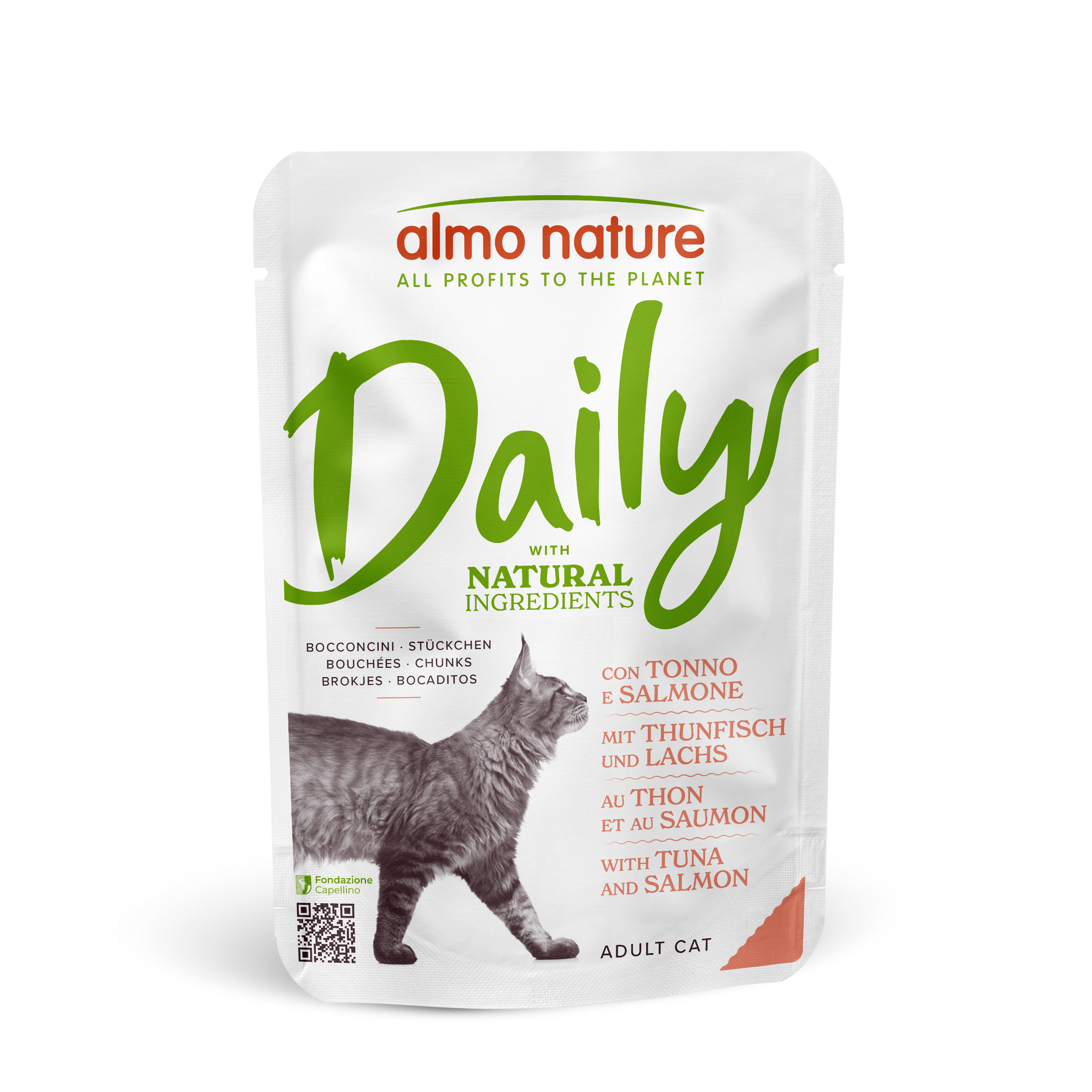 Almo Nature Daily au thon et saumon pâtée pour chat (70 g)