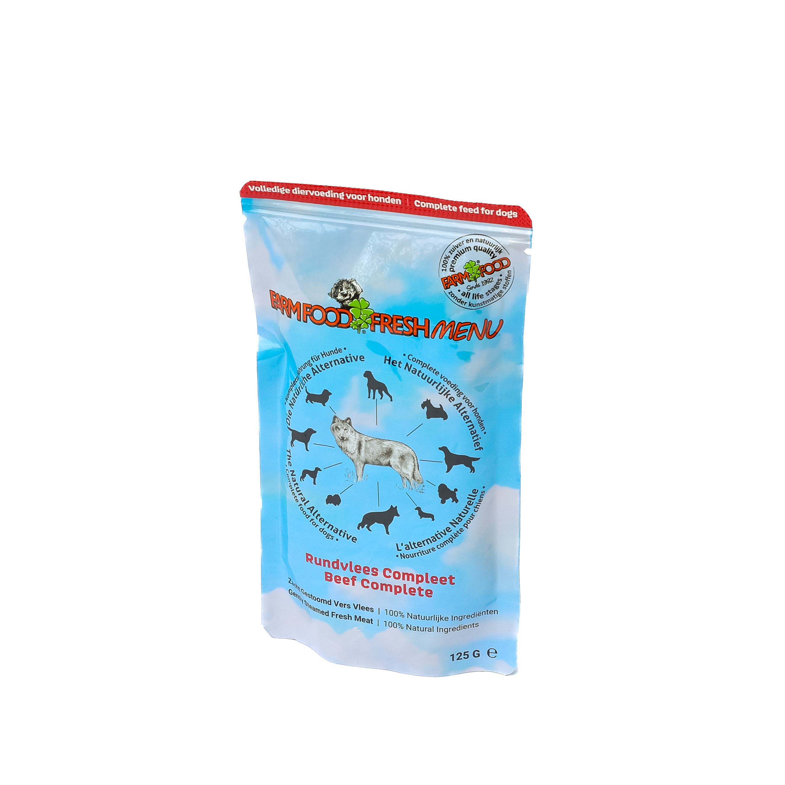 Farm Food Fresh Menu au boeuf pâtée pour chien (sachet 125 g)