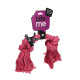 Corde en coton rose pour chien