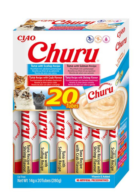 Inaba Ciao Churu multipack met tonijn kattensnack