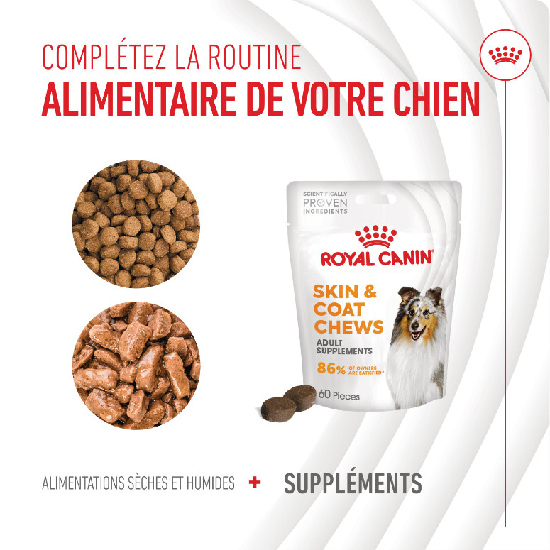 Royal Canin Skin & Coat Chews voedingssupplement hond