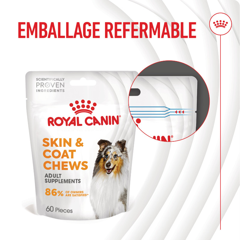 Royal Canin Skin & Coat Chews voedingssupplement hond