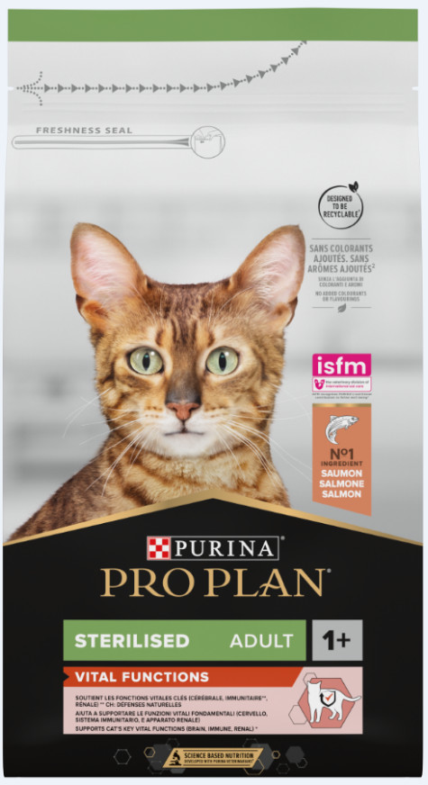 Pro Plan Sterilised Adult Zalm Optisenses kattenvoer