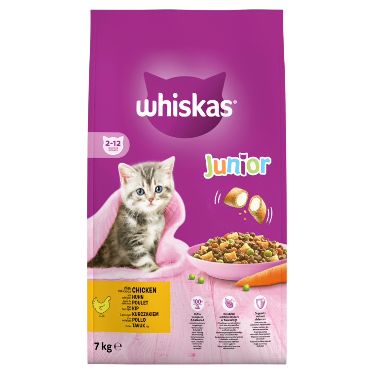 Whiskas Junior au poulet pour chat