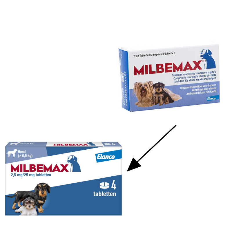 Milbemax Vermifuge Small pour chien et chiot