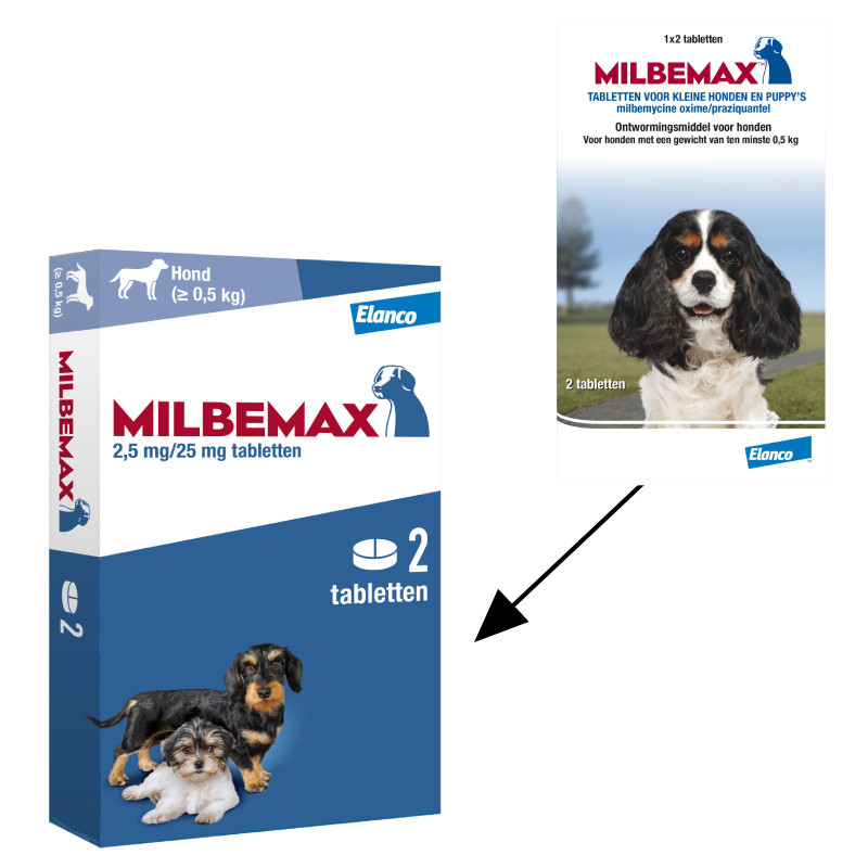 Milbemax Vermifuge Small pour chien et chiot