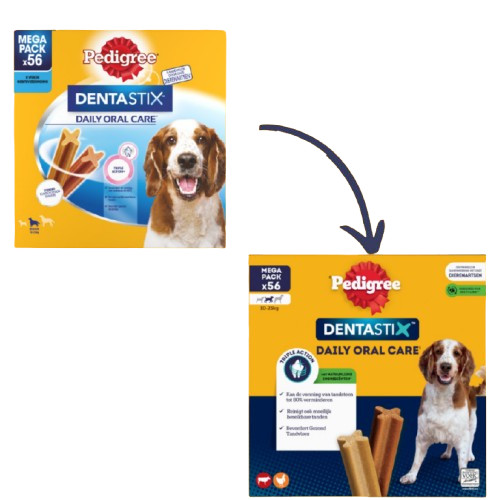Pedigree Dentastix Medium pour chien de 10 à 25 kg