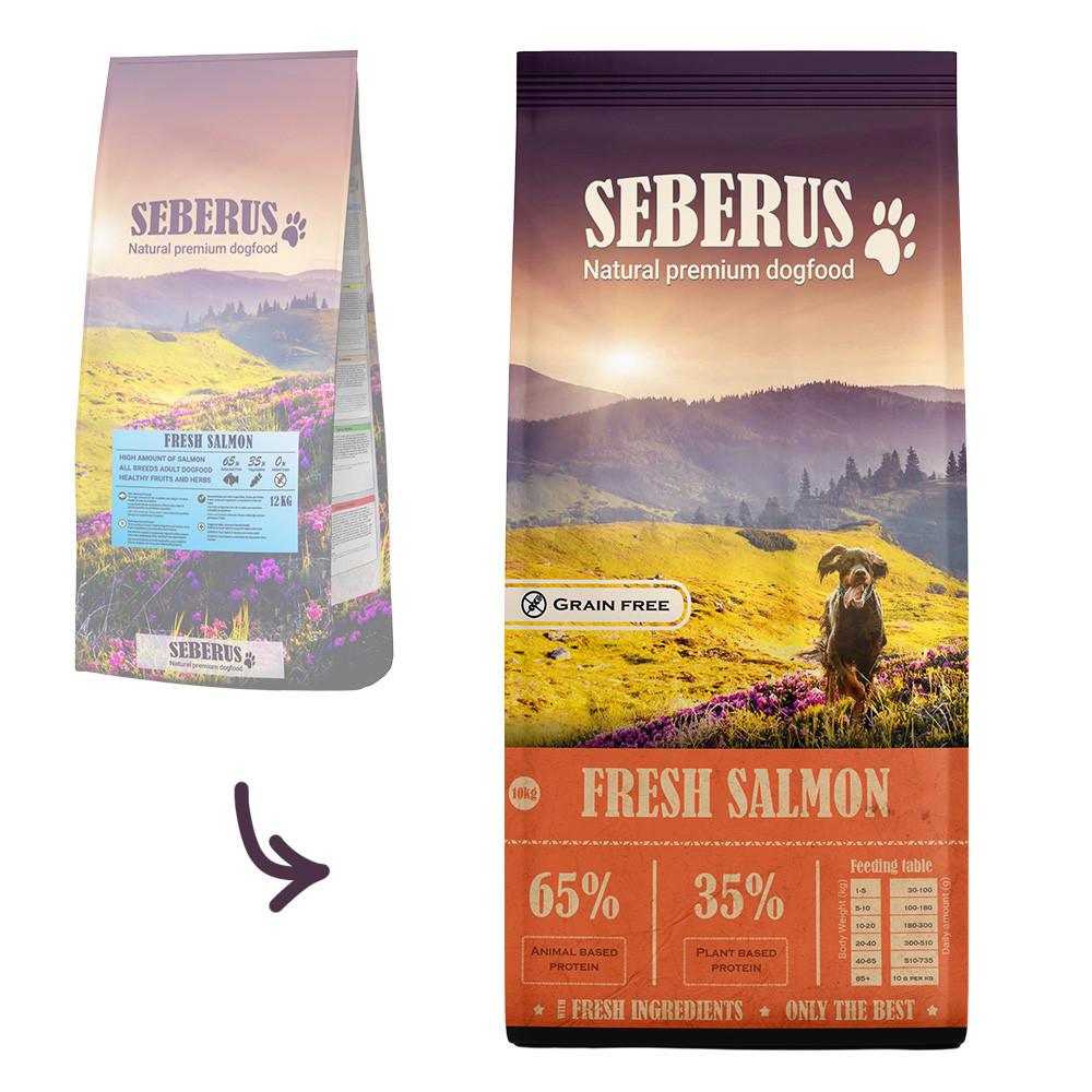 Seberus Fresh Salmon - natuurlijk graanvrij hondenvoer