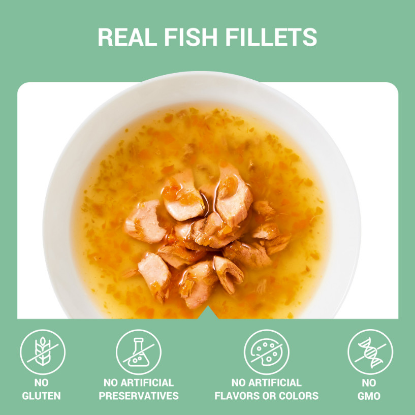 Schesir Cat Soup Wilde roze zalm en wortels Schesir Cat Soup Wilde roze zalm en wortels