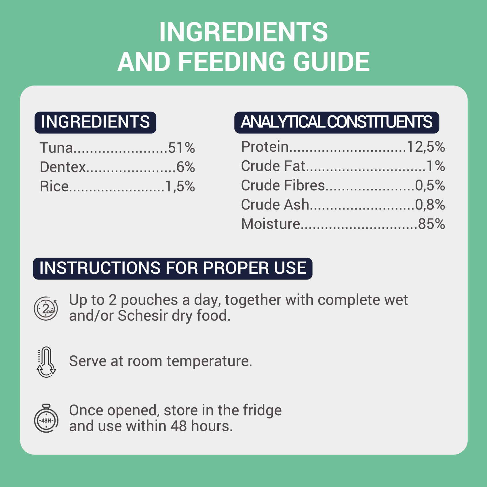 Schesir tonijn met tandbrasem (jelly) natvoer kat (blikjes 85 g)