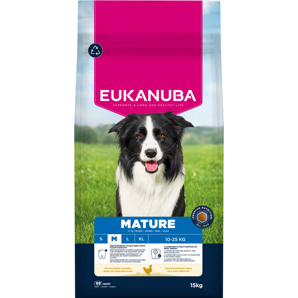 Eukanuba Thriving Mature Medium Breed au poulet pour Chien