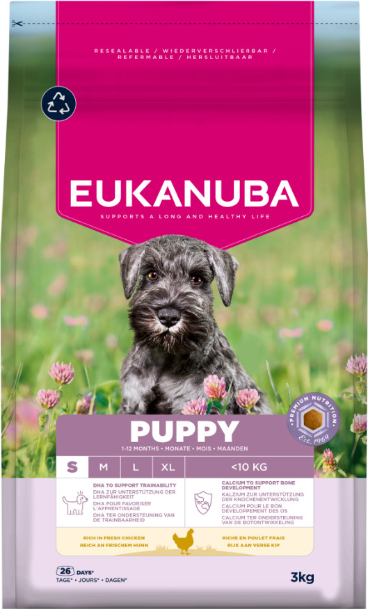 Eukanuba Growing Puppy Small Breed au poulet pour Chiot