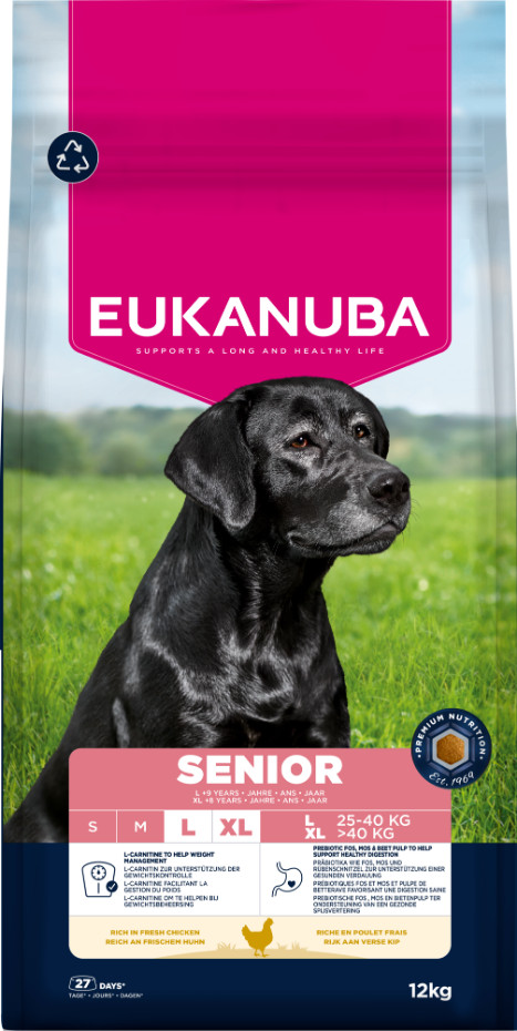 Eukanuba Caring Senior Small Large au poulet pour Chien