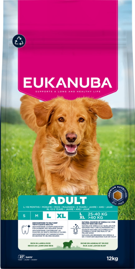 Eukanuba Adult Large Breed agneau riz pour chien