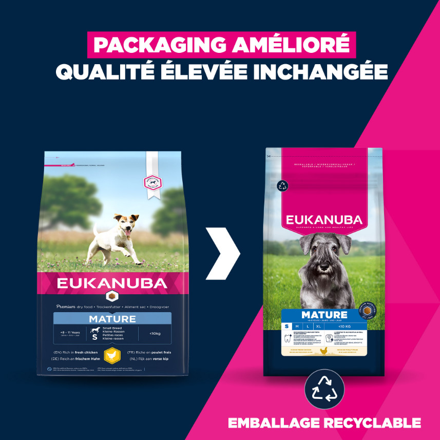 Eukanuba Thriving Mature Small Breed au poulet pour Chien