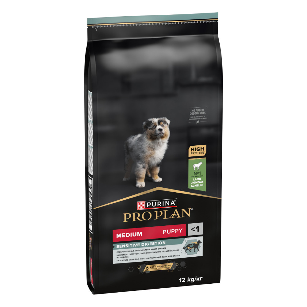 Pro Plan Medium Puppy Sensitive Digestion à l'agneau pour chiot