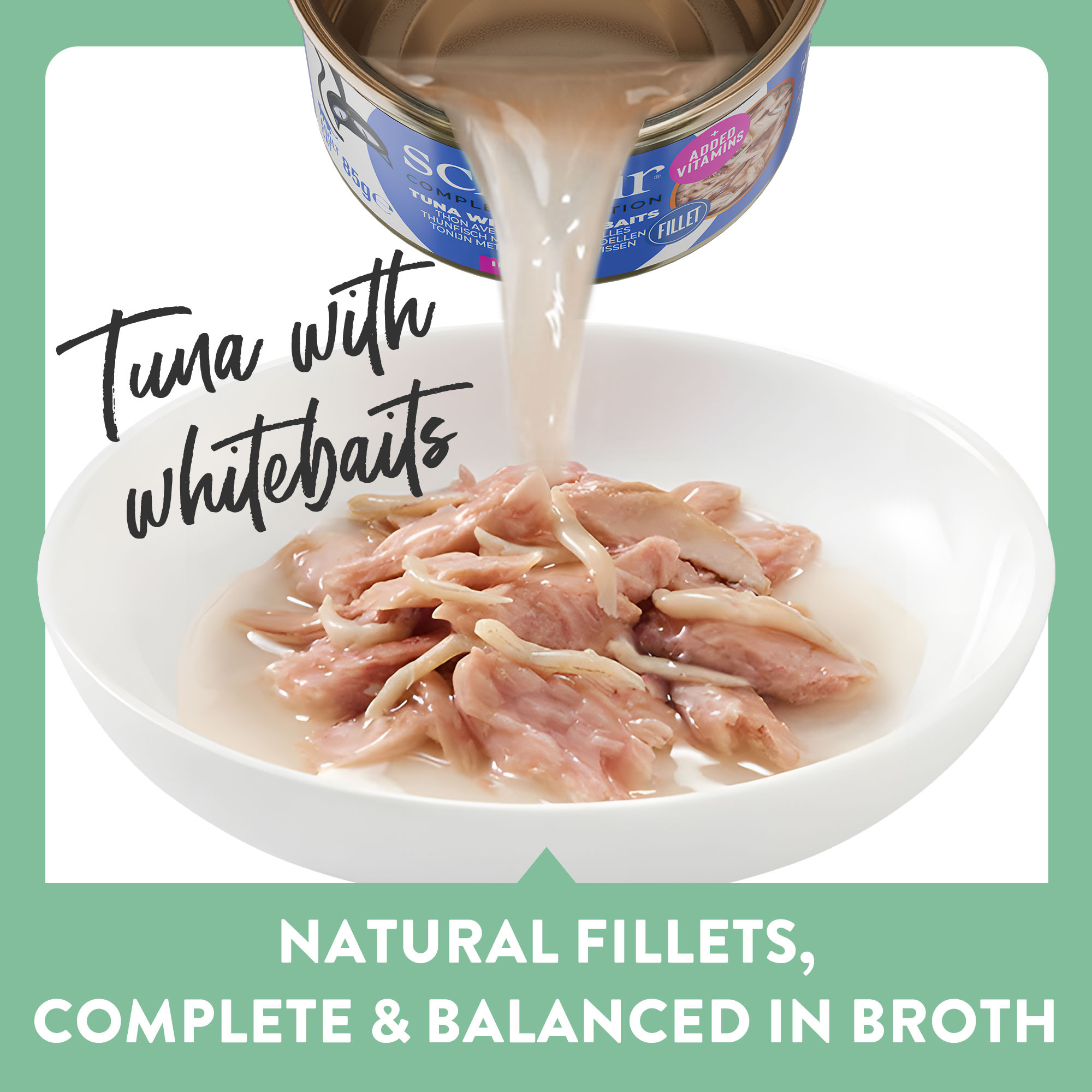 Schesir Chat - Natural, thon anchois et riz