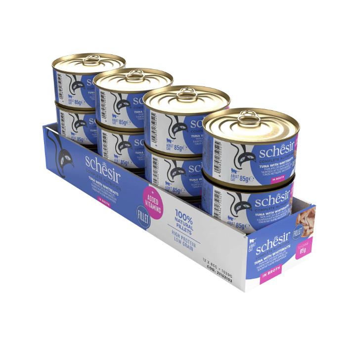 Schesir Chat - Natural, thon anchois et riz