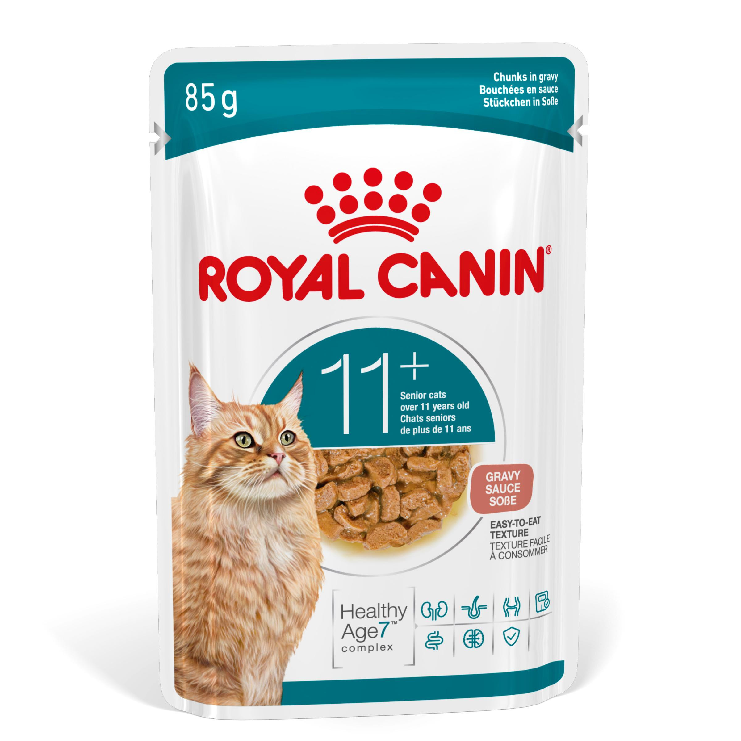 Royal Canin Ageing 11+ natvoer kat (in saus of gelei)