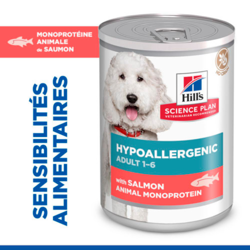 Hill's Adult Hypoallergenic nat hondenvoer met zalm blik
