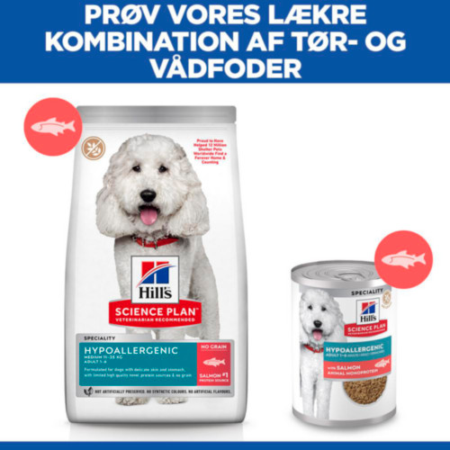 Hill's Adult Hypoallergenic nat hondenvoer met zalm blik