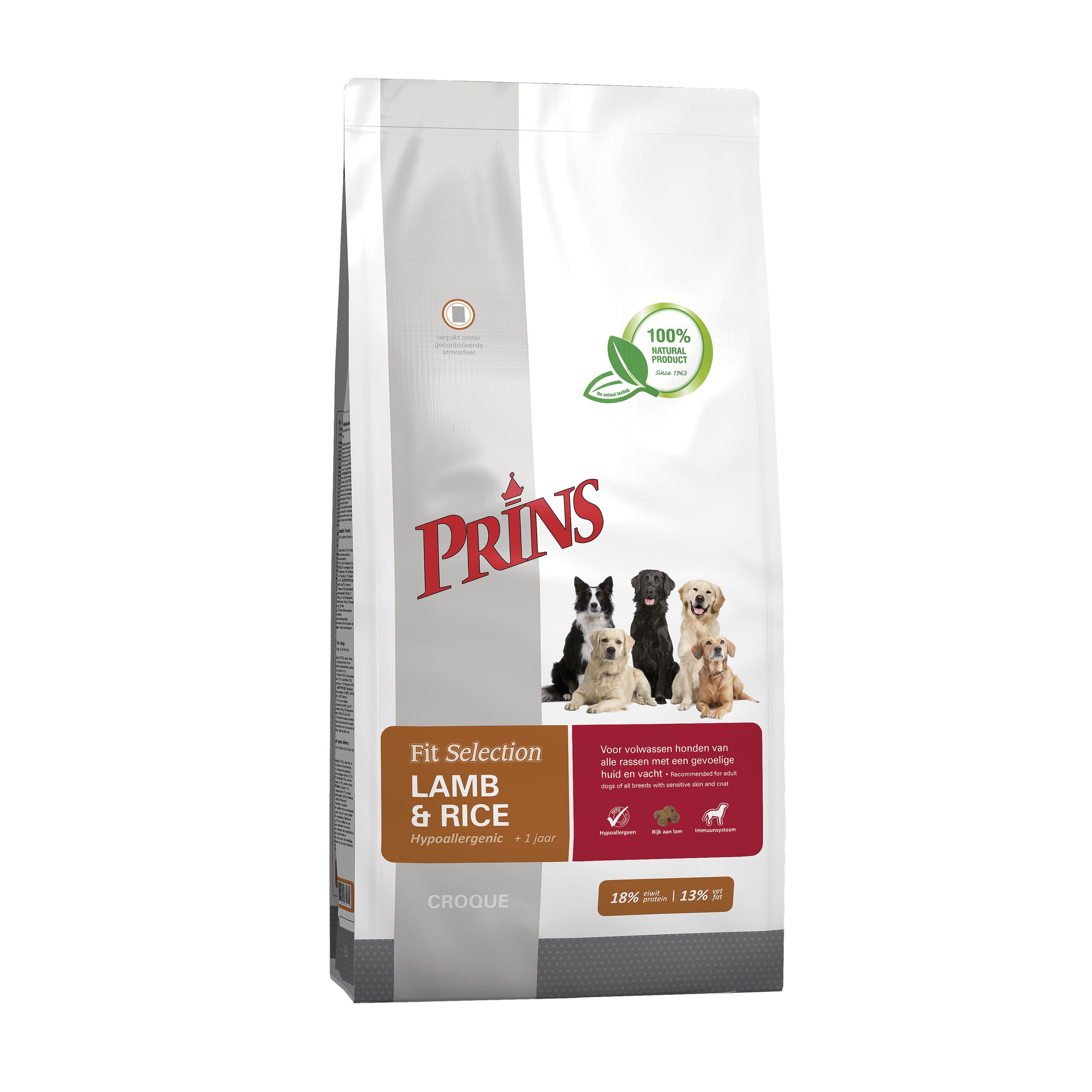 Prins Fit Selection à l'agneau et riz pour chien
