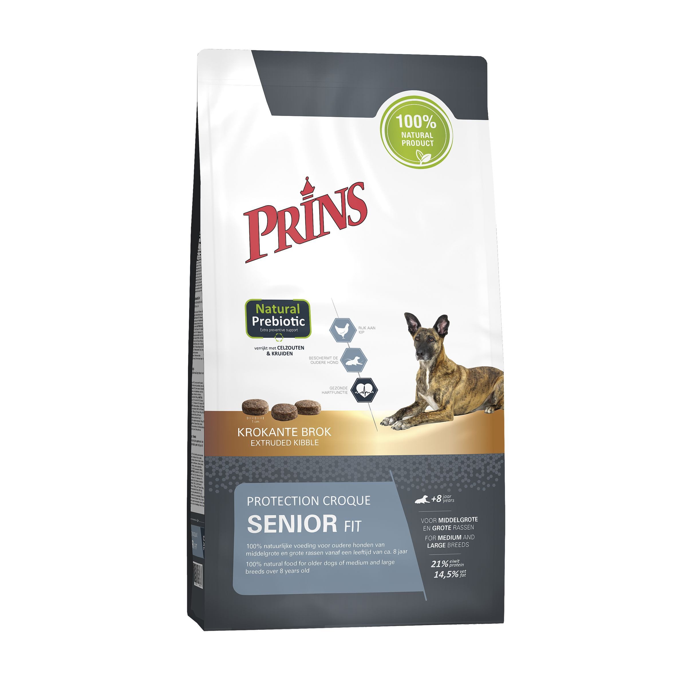 Prins Protection Croque Senior Fit hondenvoer Prins Protection Croque Senior Fit hondenvoer