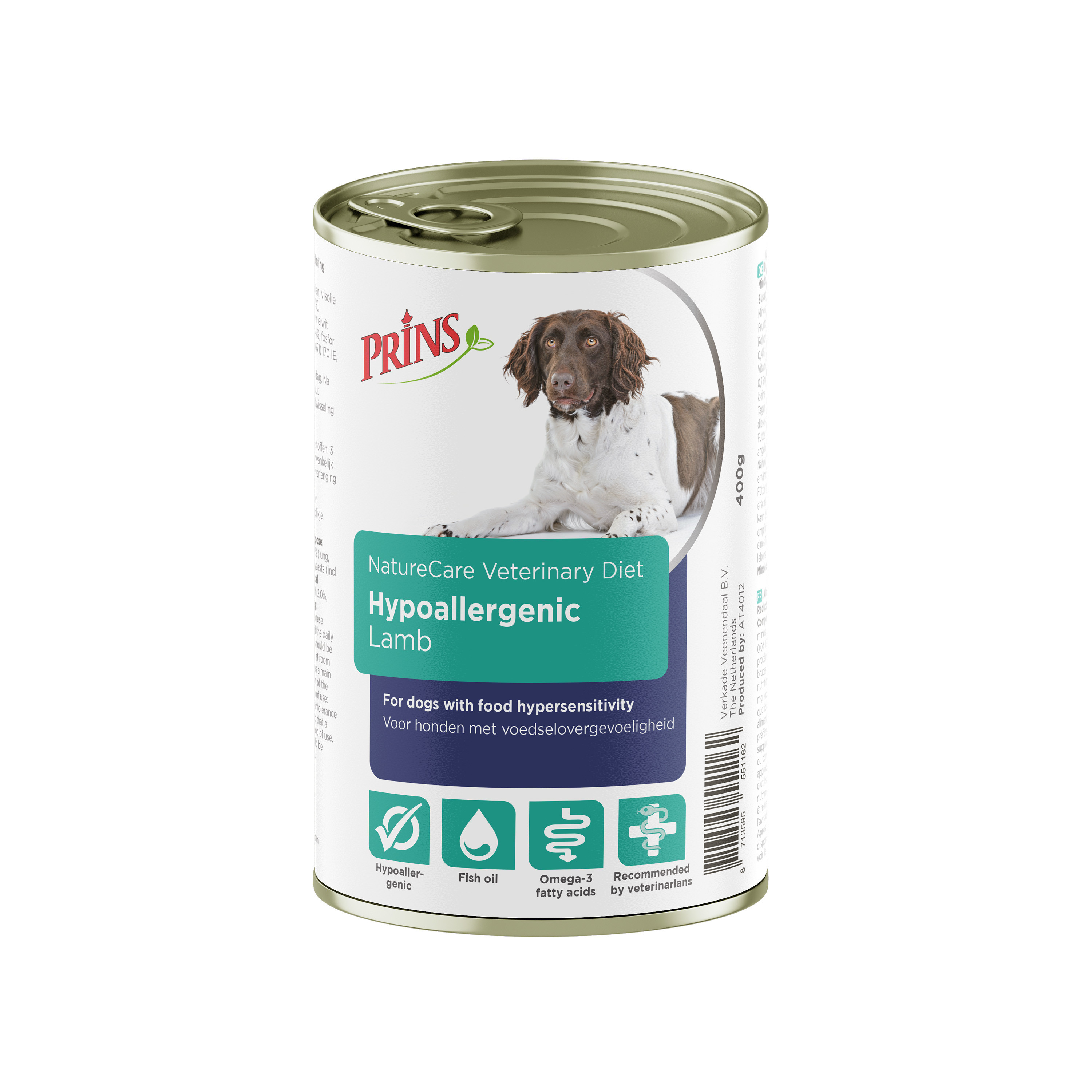 Prins NatureCare Diet Hypoallergenic lam natvoer hond Prins NatureCare Diet Hypoallergenic lam natvoer hond