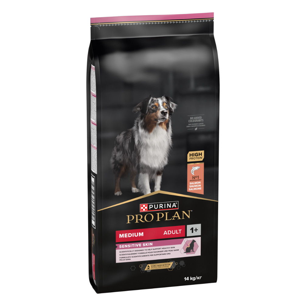Pro Plan Medium Adult Sensitive Skin au saumon pour chien