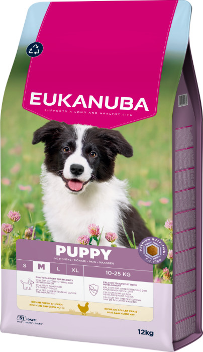 Eukanuba Growing Puppy Medium Breed au poulet pour Chiot