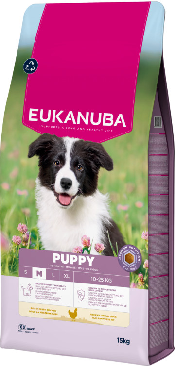 Eukanuba Growing Puppy Medium Breed au poulet pour Chiot