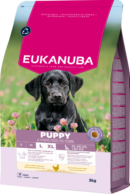 Eukanuba Growing Puppy Large Breed au poulet pour Chiot