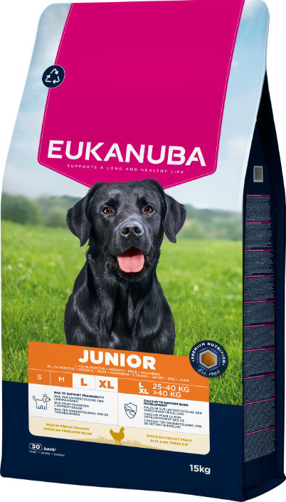 Eukanuba Developing Junior Large Breed au poulet au Chien Eukanuba Developing Junior Large Breed au poulet au Chien