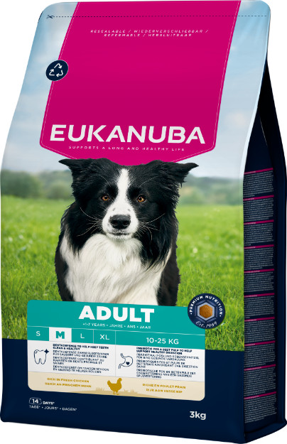 Eukanuba Active Adult Medium Breed au poulet pour Chien Eukanuba Active Adult Medium Breed au poulet pour Chien