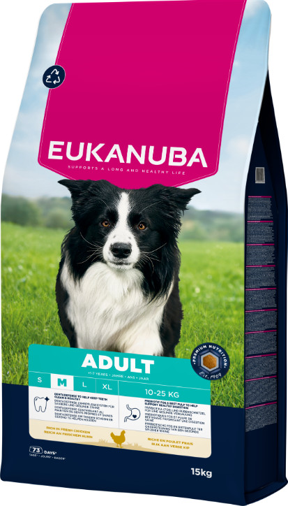 Eukanuba Active Adult Medium Breed au poulet pour Chien Eukanuba Active Adult Medium Breed au poulet pour Chien