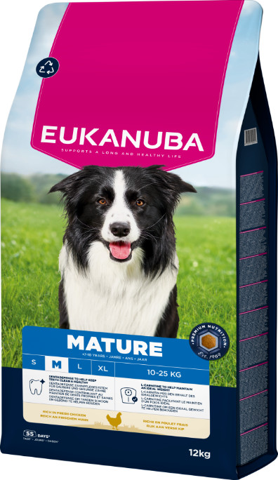 Eukanuba Thriving Mature Medium Breed au poulet pour Chien