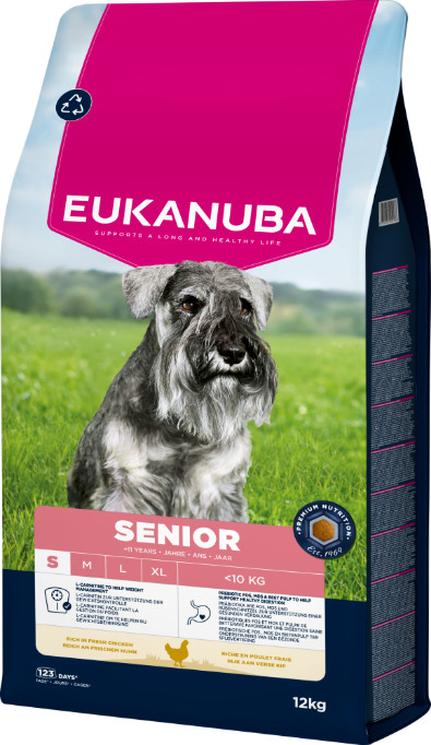 Eukanuba Caring Senior Small Breed au poulet pour Chien