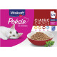 Vitakraft Poésie Classique Classic Choice pâtées en sauce pour chat (12 x 85 g)