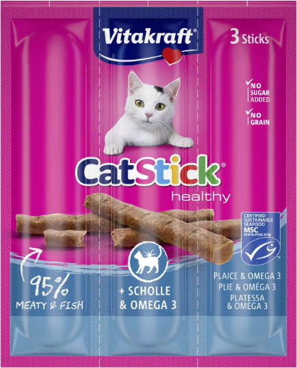 Vitakraft Catstick Healthy plie & omega-3 pour chats