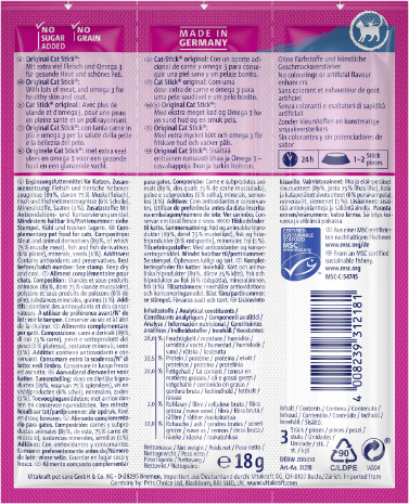 Vitakraft Catstick Healthy plie & omega-3 pour chats