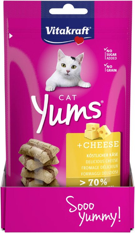 Vitakraft Cat Yums au fromage snack pour chat (40 g)