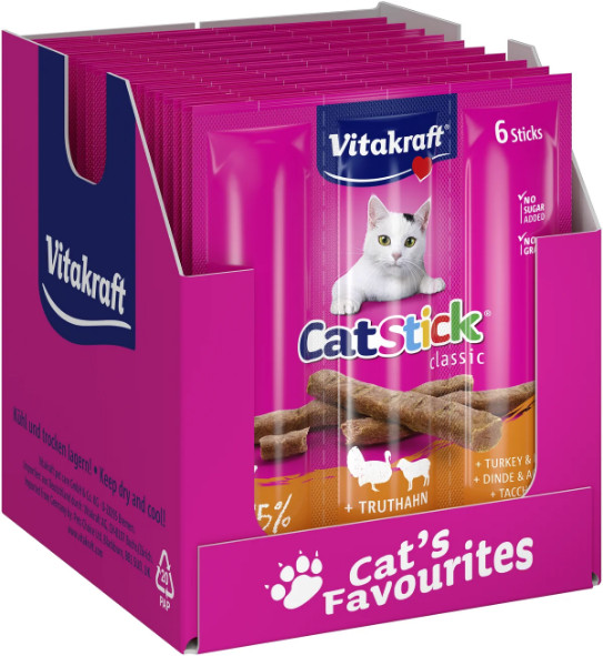 Vitakraft Catsticks Kalkoen/Lam