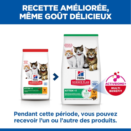 Hill's Kitten au poulet pour chaton