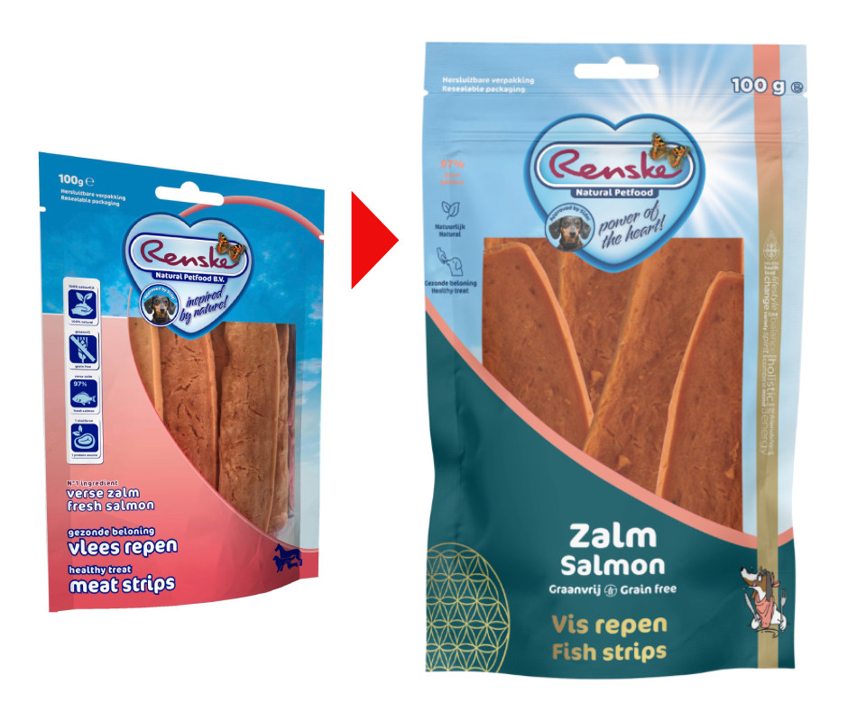 Renske Healthy Reward - Snacks au Saumon pour Chien - 100 g