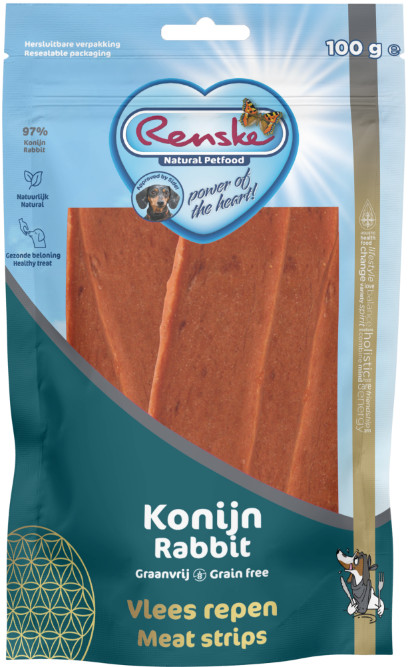 Renske Healthy Reward - Snacks au Lapin pour Chien - 100 g