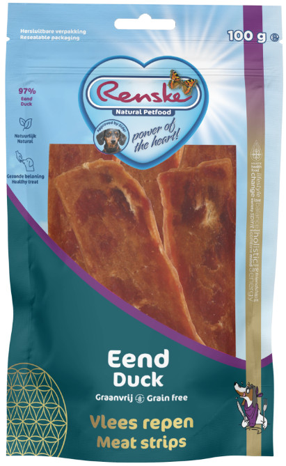 Renske Healthy Reward - Snacks au Canard pour Chien - 100 g