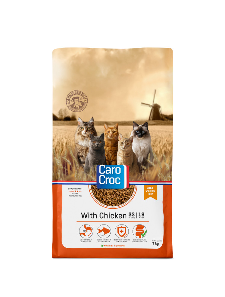 Carocroc with Chicken kattenvoer