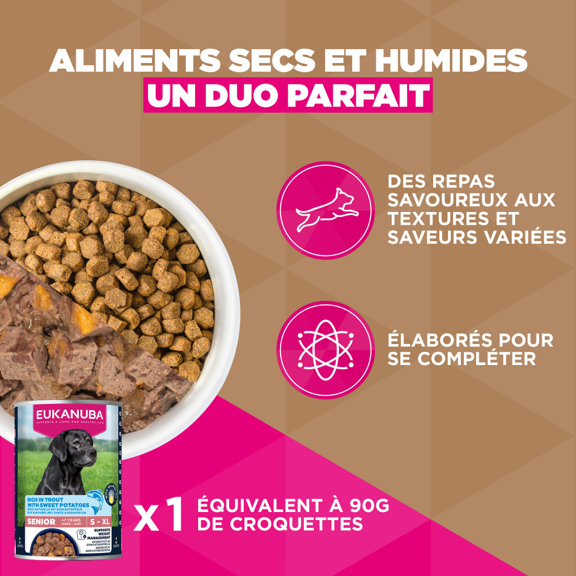 Eukanuba Senior Small & Medium met oceaanvis graanvrij hondenvoer